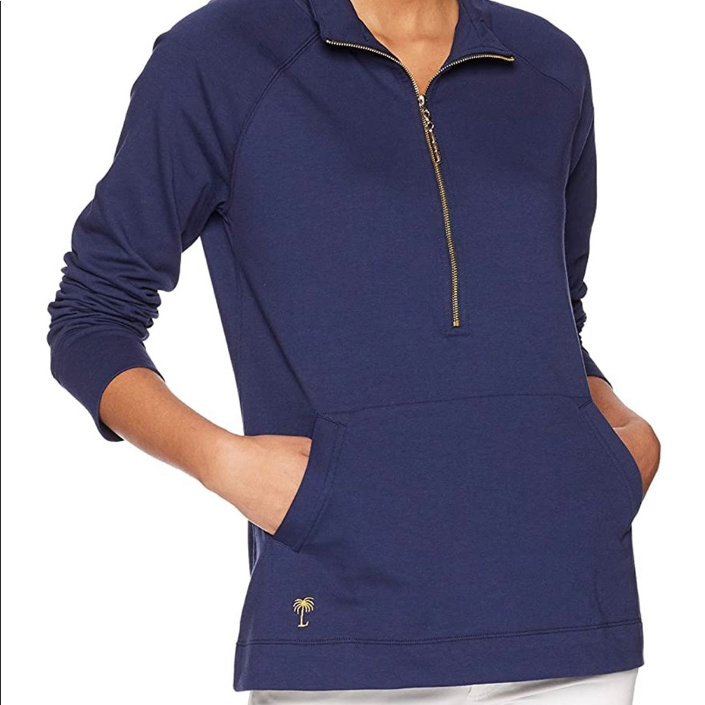 Lilly Pulitzer Skipper Solid Popover in Navy